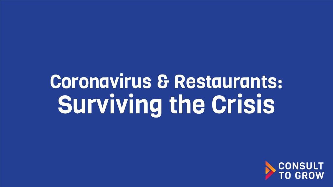 Coronavirus & Restaurants: Surviving the Crisis