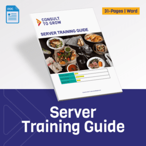 Restaurant Server Training Guide