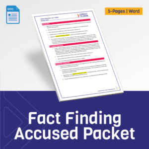 Fact Finding Accused Packet