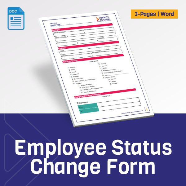 Employee Status Change Form