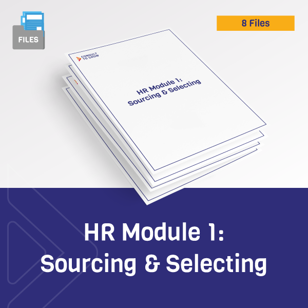 HR Module 1: Sourcing and Selecting