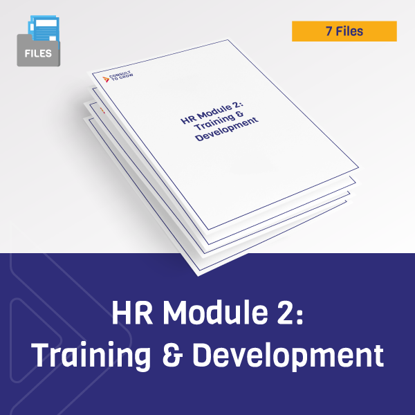 HR Module 2: Training and Development