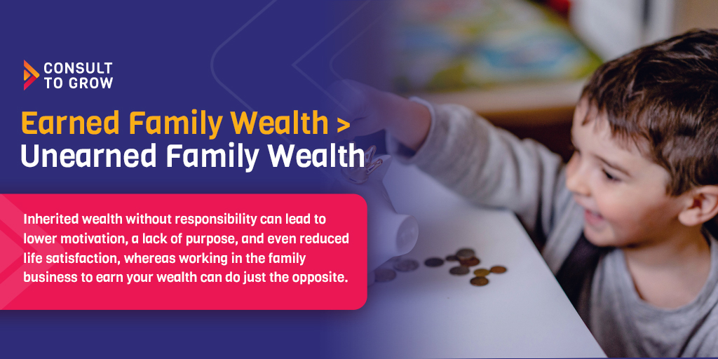 Earned Wealth > Unearned Wealth